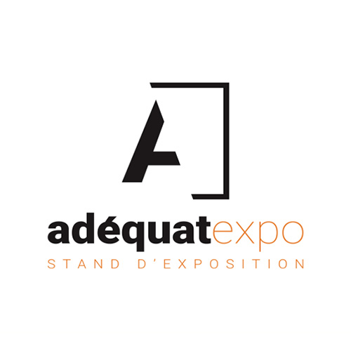 Logo AdéquatExpo, client qui a fait confiance à Claire pour la gestion financière sur le Crès